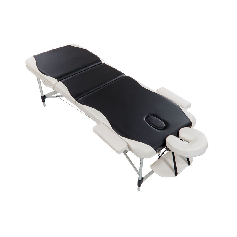 Massage Warehouse Aluminium Massage Table Black & White Shop Today